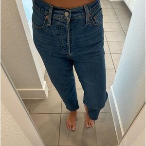 Levi’s ribcage straight ankle